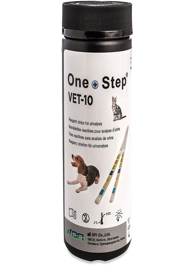 One Step Pet Urine Testing Strips, 100 x Urinalysis Parameter Tests for Dogs, Cats & Animals, Pet Test Glucose Strips, Accurate Testing for Vets, Detects UTI, Bladder, Kidney, Liver, SG, pH - Image 4